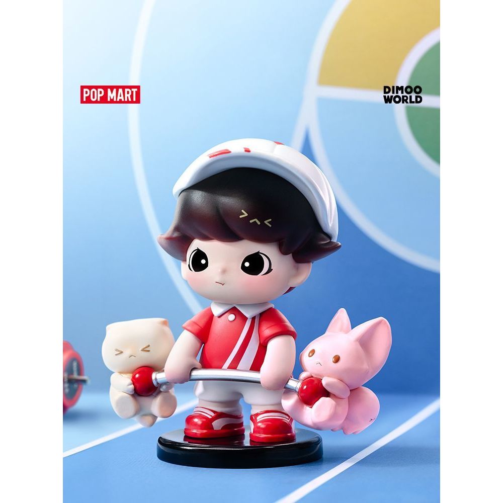 P POPMART POPMART DIMOO DIMOO Ouch So Heavy Hình Màu Chính Dễ Thương Hợp Thời Trang Quà Tặng Đồ Tran