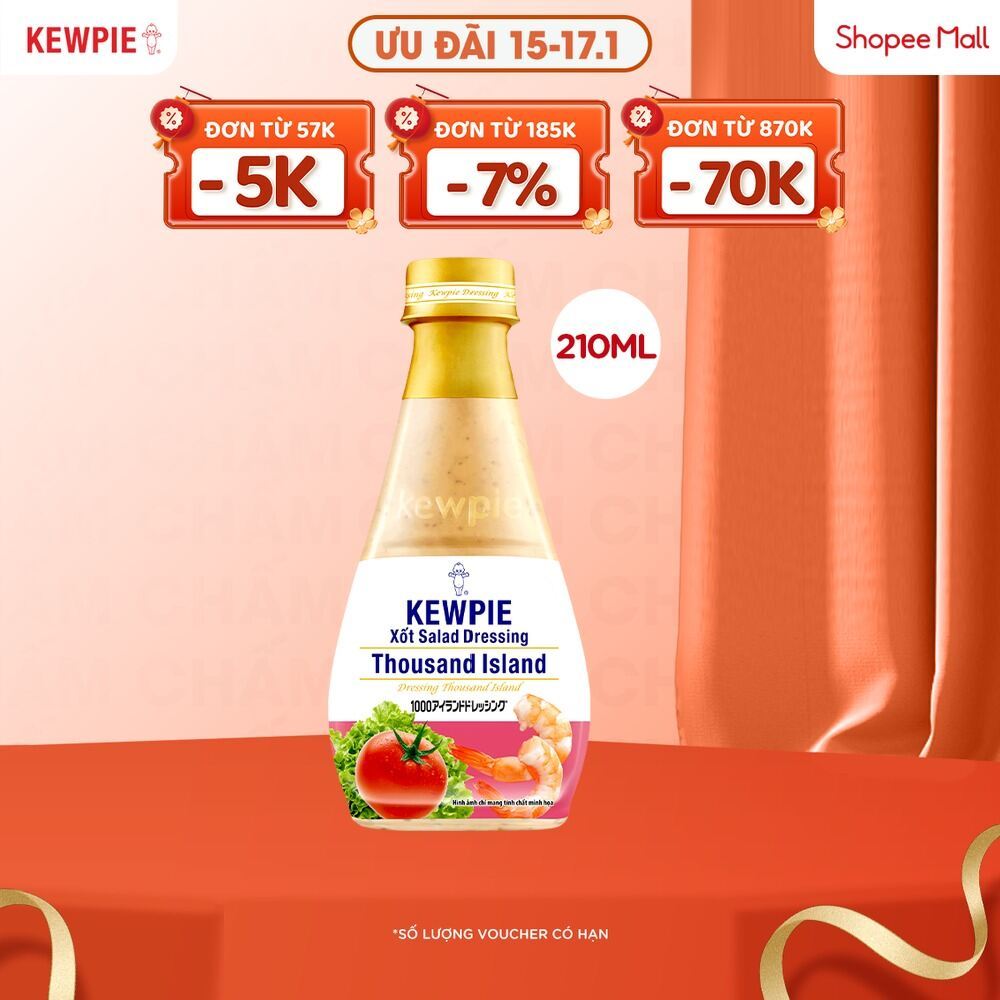 Xốt Salad Dressing Thousand Island Kewpie 210ml