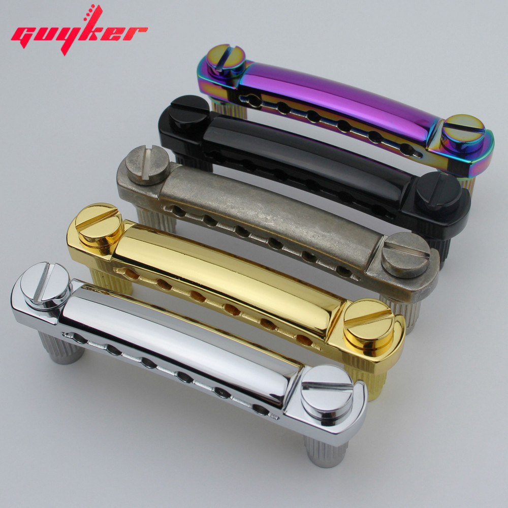 GUYKER Guitar Stop Bar Tailpiece có neo và đinh tán cho đàn Guitar LP SG