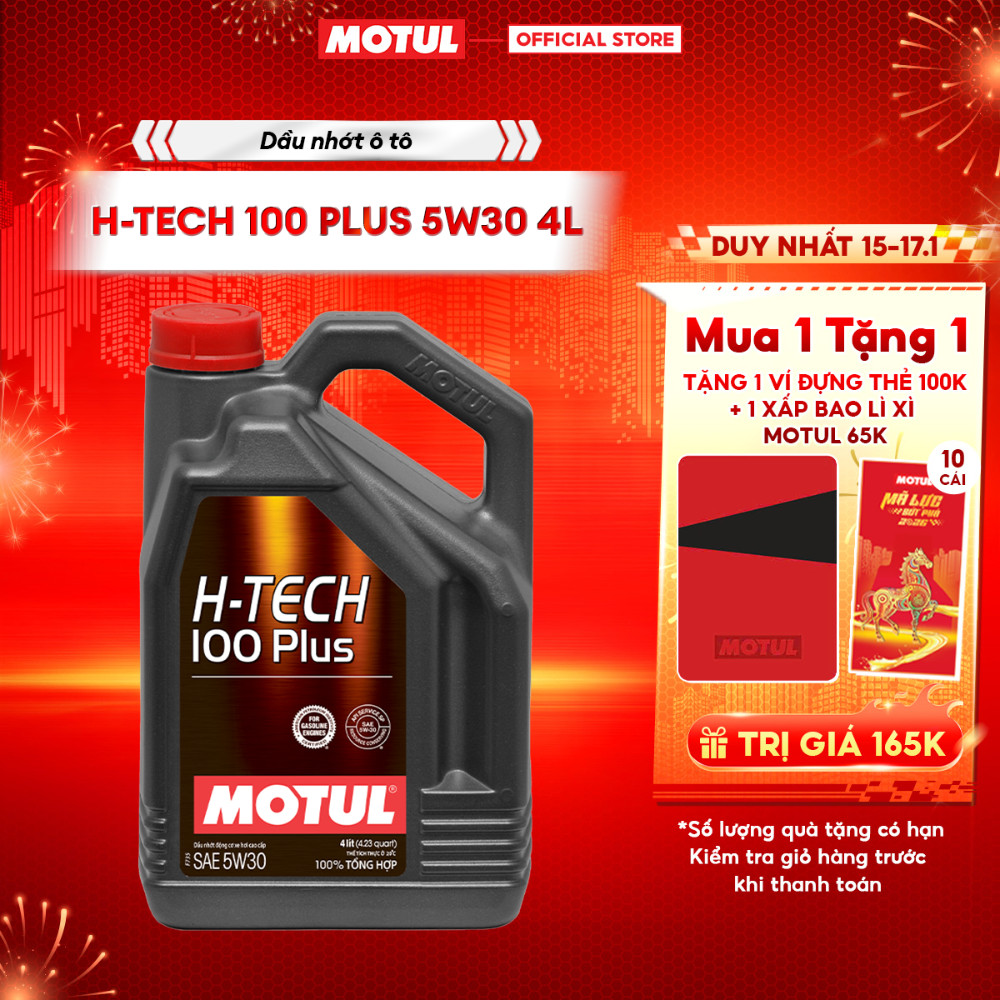 Dầu nhớt xe ô tô MOTUL H-TECH 100 PLUS 5W30 4L