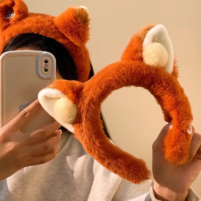 Firefox Kẹp Tóc Hài Hước Hình Cáo Ear Clip, Phù hợp Trang Trí Tóc Hàng Ngày