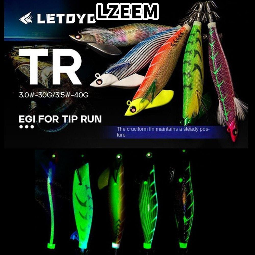 Mồi Tôm Gỗ 30g và 40g, Chìm - Câu Cá Tôm Jigs Hook mô phỏng Octopus 2024