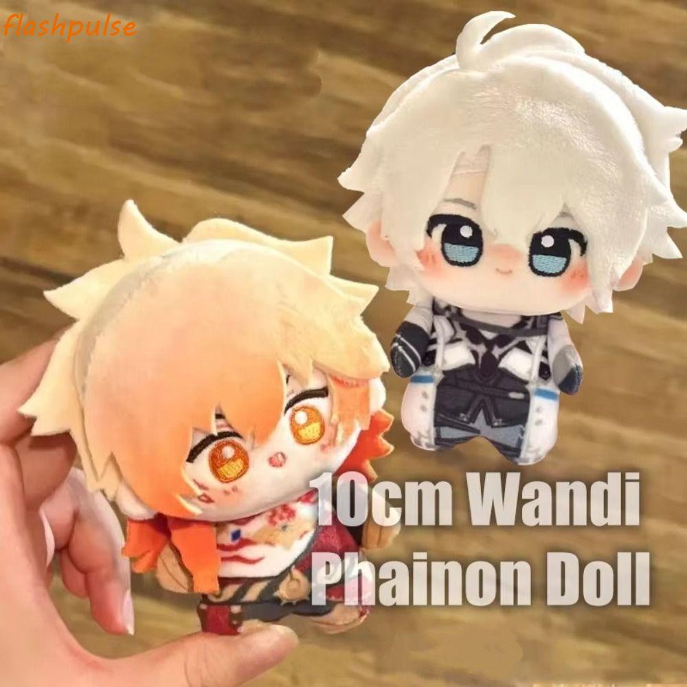 FLASHPULSE Búp bê bông Honkai, Dress Up Anaxa Mydei Honkai: Star Rail Plush, Kawaii Game Anime 10cm 