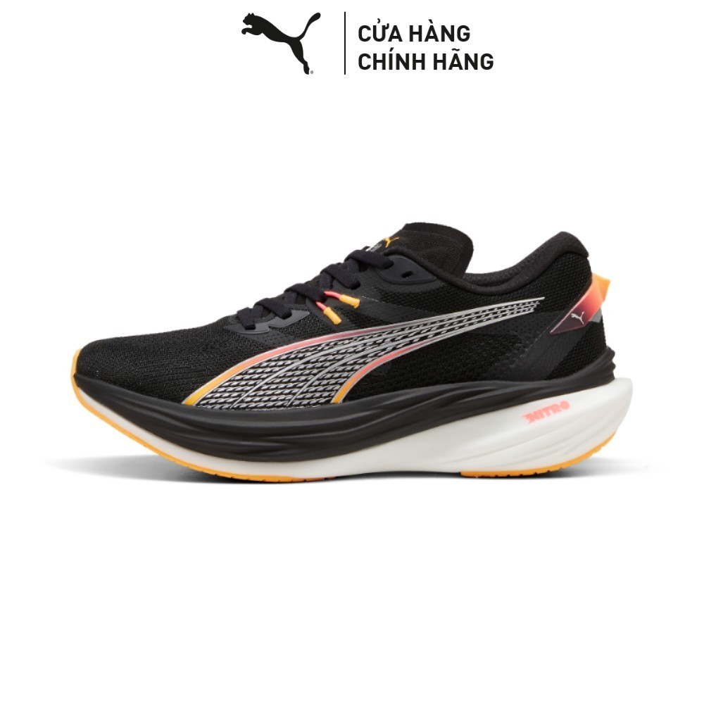 Giày Chạy Bộ PUMA Nam Deviate NITRO Black-Sun Stream Màu Đen