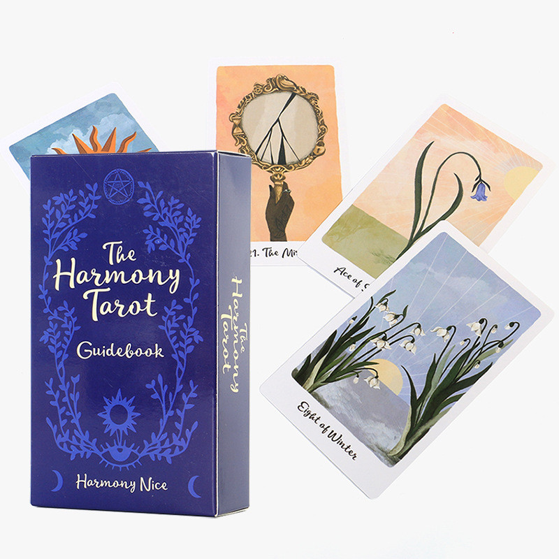 [Hàng có sẵn] 12 * 7cm Harmony Tarot English Board Game Card Game The Harmony Tarot với giấy tiếng A