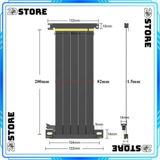 DÂY CÁP RISER 180 ĐỘ SHK PCIE 3.0/4.0/5.0 X16 (20CM/ DÙNG CHO CASE ITX SANDWICH)