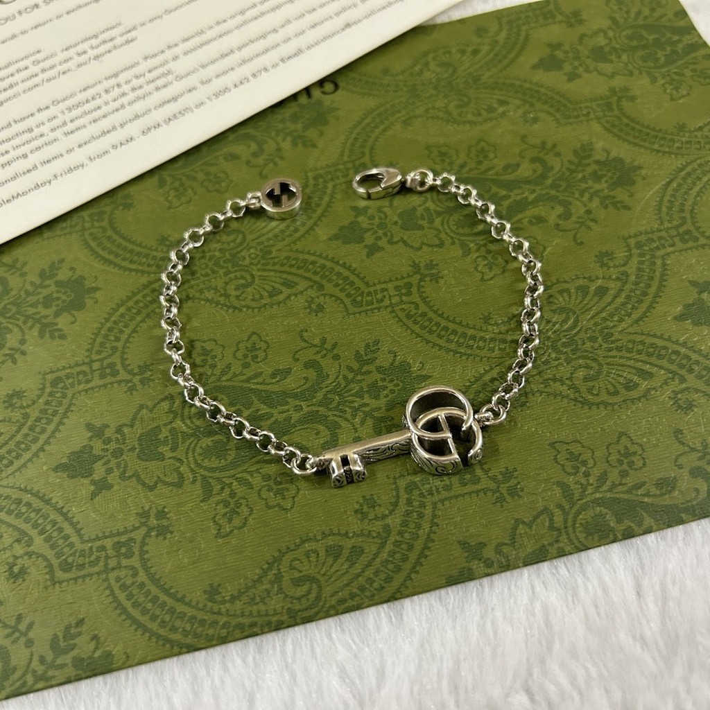 925Silver Bracelet Key Bracelet Women's Same Style Fashion Versatile Bracelet