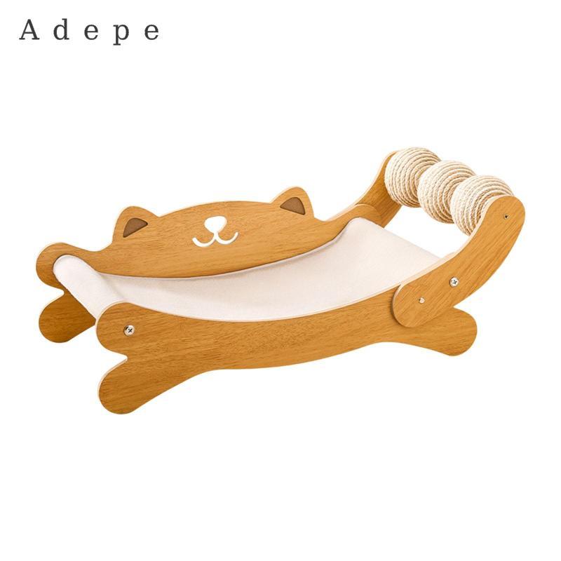 Sisal Cat Scratcher Bed Cat Lounge Miếng đệm cào trung tâm hoạt động chắc chắn cho