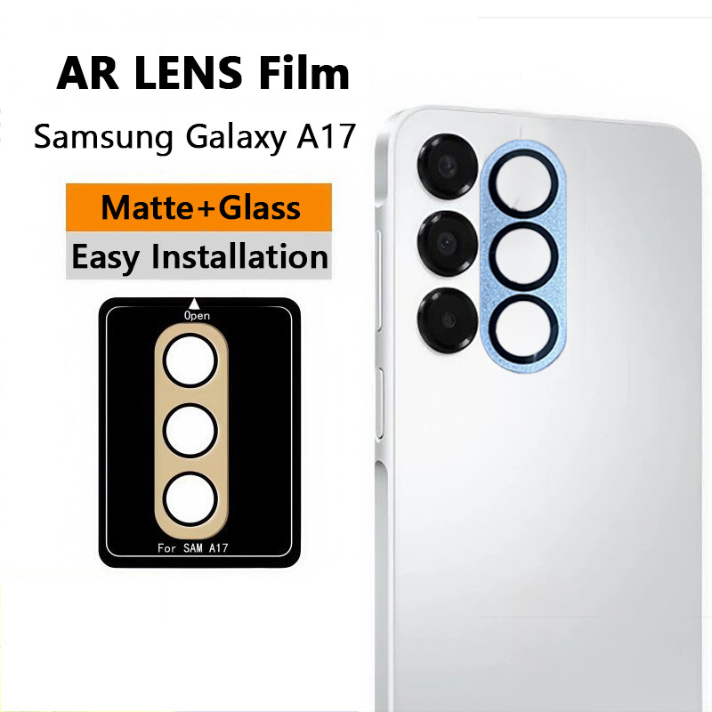 Vỏ ống kính kim loại lấp lánh cho phim bảo vệ ống kính Samsung Galaxy A17 cho Samsung A17