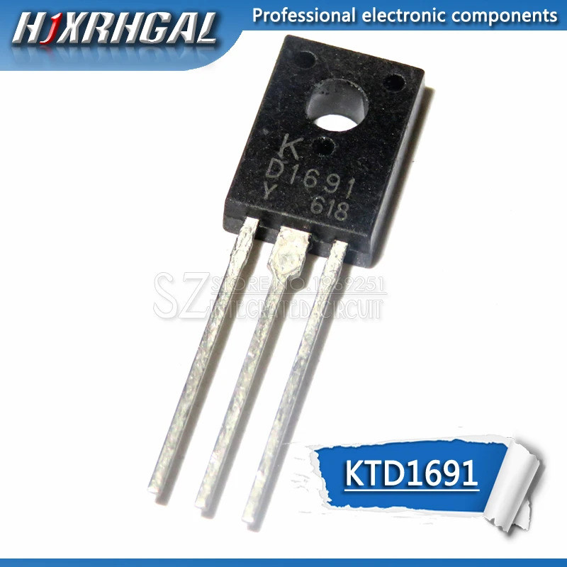10 Cái KTD1691 D1691 TO-126F HJXRHGAL mới và chính hãng