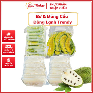 (Hỏa Tốc HN) Bơ & Mãng Cầu Đông Lạnh Trendy – Tươi Ngon, Thơm Béo Tiện Lợi Pha Chế