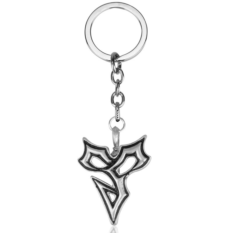 Anime Game Merch Final Fantasy Final Fantasy Đầu Sói Móc Khóa Mặt Dây Chuyền Phụ Kiện Hợp Kim