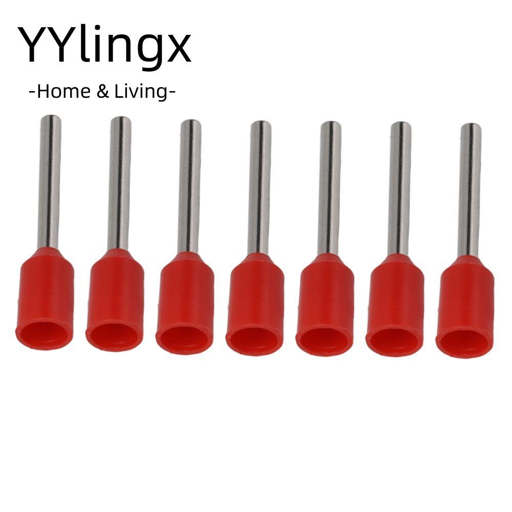 YYLINGX 1000 Chiếc Thiết Bị Đầu Cuối Ferrules Cách Nhiệt, E0510 / E0512 Bộ Đầu Nối Ferrule Dây Đỏ, C