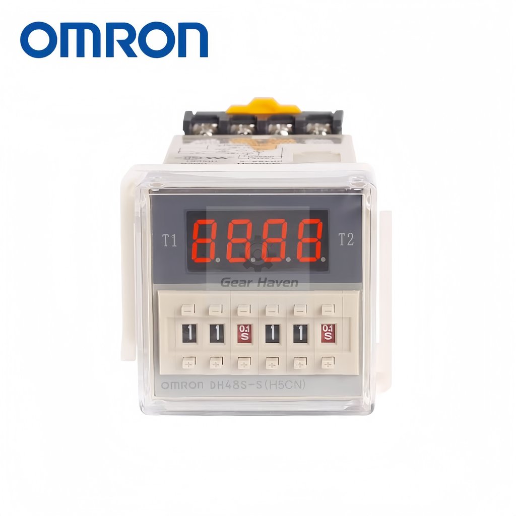 Omron DH48S-S / 1Z / 2Z / 2ZH (H5CN) Hẹn giờ rơle trễ thời gian hiển thị kỹ thuật số