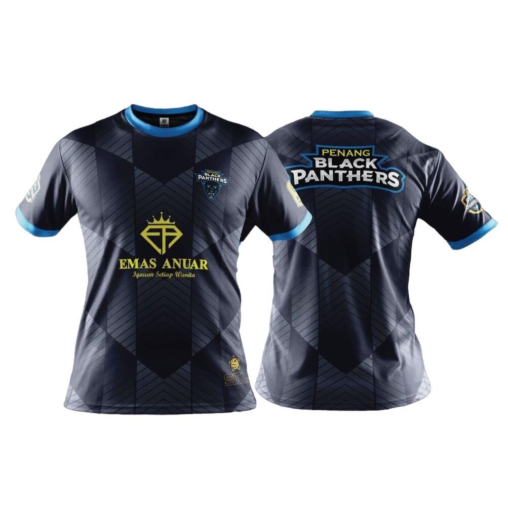 Jersey STL Penang Black Panther HOME màu đen