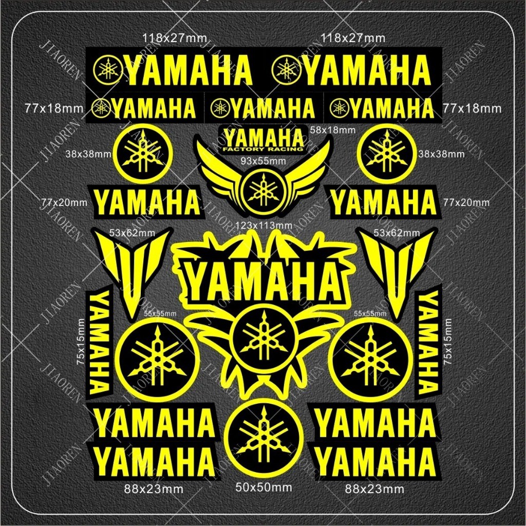 Bộ tem Yamaha PG1 Exceiter chống nước chịu nhiệt