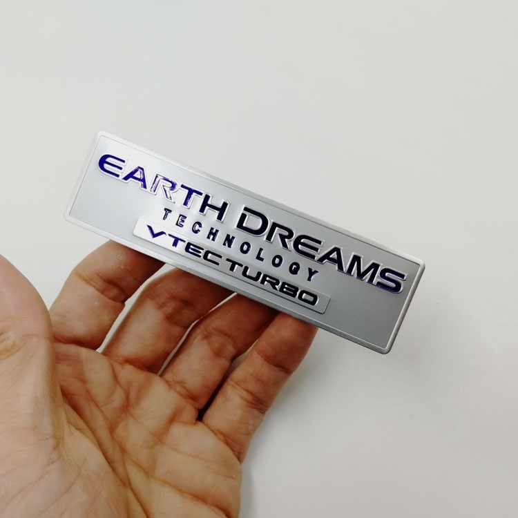 Logo huy hiệu dấu h màu đỏ vô hạn của Honda civic I-VTEC i VTEC TURBO