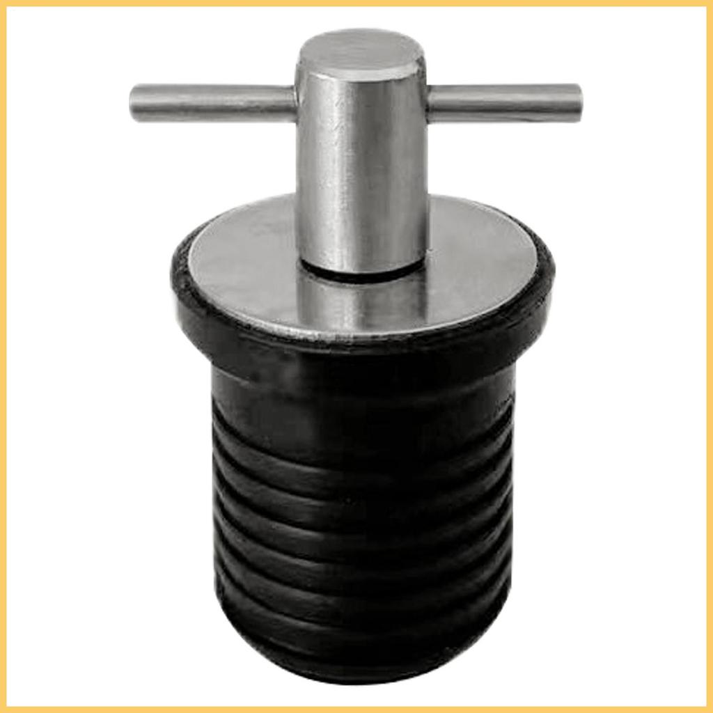 Marine Drain Plug T Tay Cầm Thuyền Inox Xoắn Cắm Chống Chìm Chống Trượt Cao Su Dụng Cụ Cho Hồ kiath