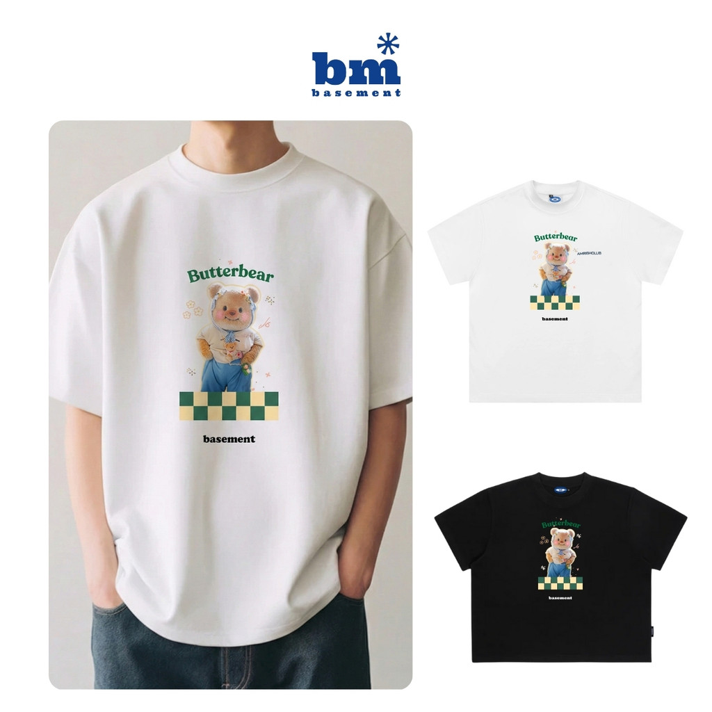 (BST Tết 2026) Áo Thun Boxy Tết BUTTER BEAR BASEMENT Local Brand Streetwear