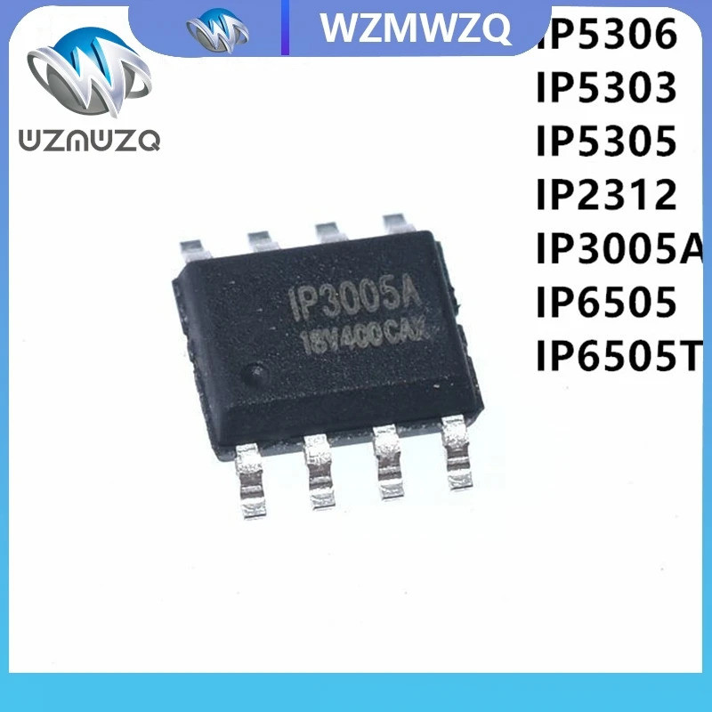 5 CÁI IP5306 IP5303 IP5305 IP2312 IP3005A IP6505 IP6505T IP6525T IP6525S IP2701 SOP-8 Còn hàng