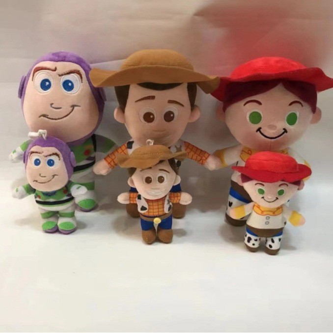 Buzz Lightyear Buzz Lightyear Spaceman Buzz Doll Búp bê sang trọng Woody Cowboy