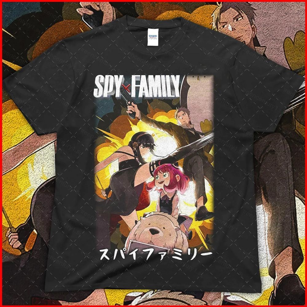 Áo thun Spy x Family Anya Forger Twilight, chất liệu bông dày, tay ngắn