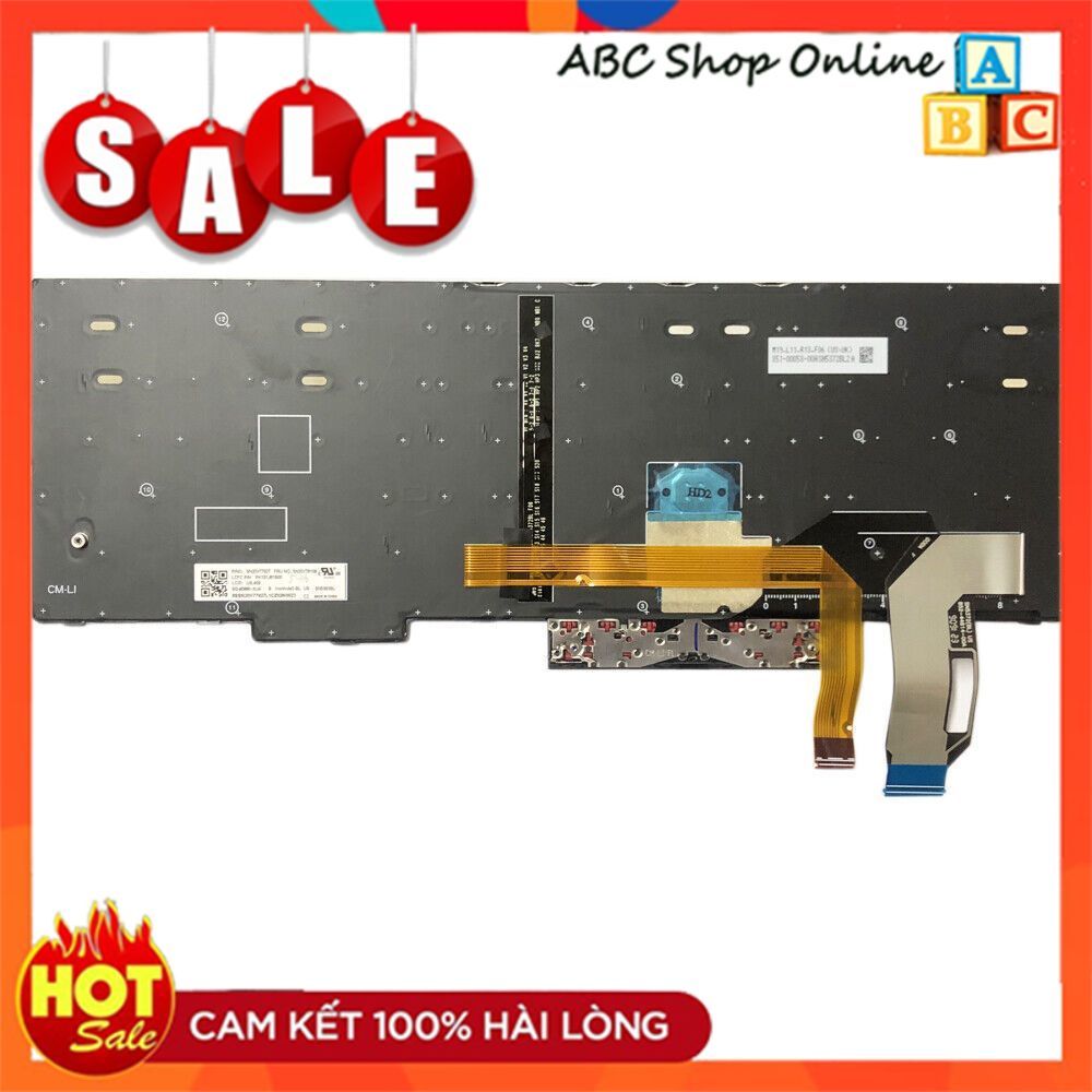 Bàn Phím Laptop Lenovo ThinkPad E580 E585 E590 E595 L580 L590 T580S T590 P52 P53 P72