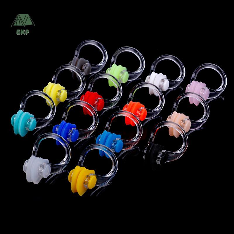 [EKP] 2 Chiếc Silicon Bơi Kín Nước Mũi Kẹp Bơi Thể Dục Bể Bơi PC Mũi Nẹp Tốt