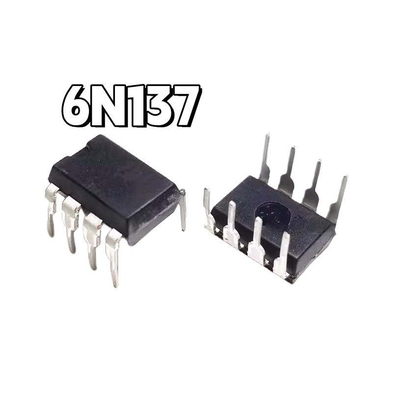 Hoàn toàn mới Nguyên bản DIP8 rễ sen tốc độ cao 6N137 EL6N137 A6N137 In-Line 8 chân