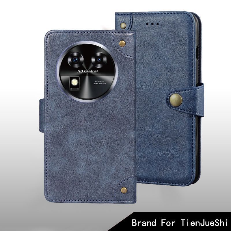 Thích hợp cho OUKITEL C37 Điện thoại di động Flip Business Leather Case Ouqi C37 Vỏ bảo vệ Hộp đựng 