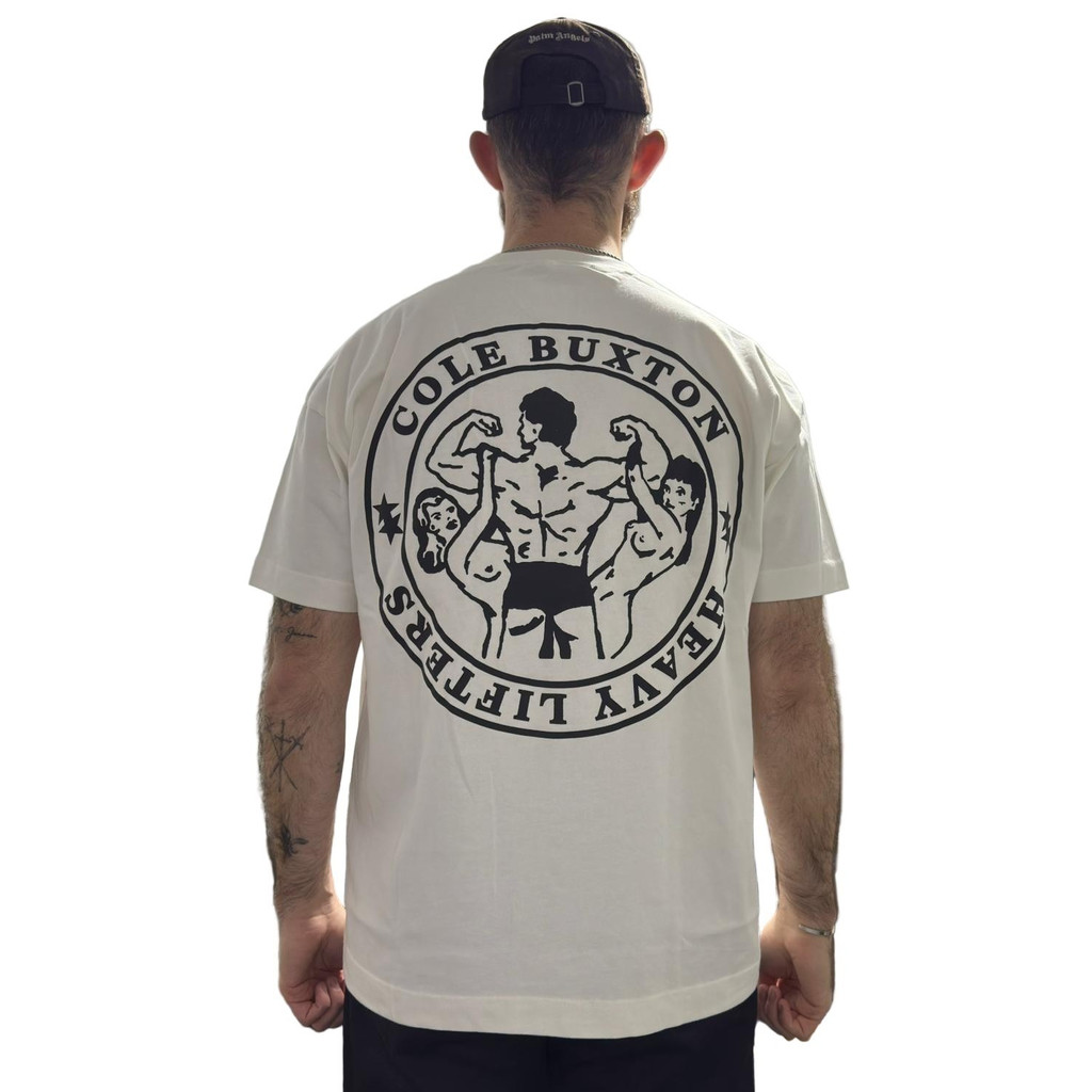 Áo Thun Cole Buxton Logo Lớn, Phù Hợp Mùa Hè