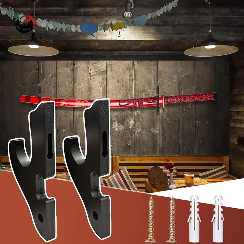 N2HAO Treo Tường Gỗ Thanh Kiếm Đứng Móc Treo Có Thể Điều Chỉnh Màn Hình Ra Cosplay Đũa Phép Thanh Ki