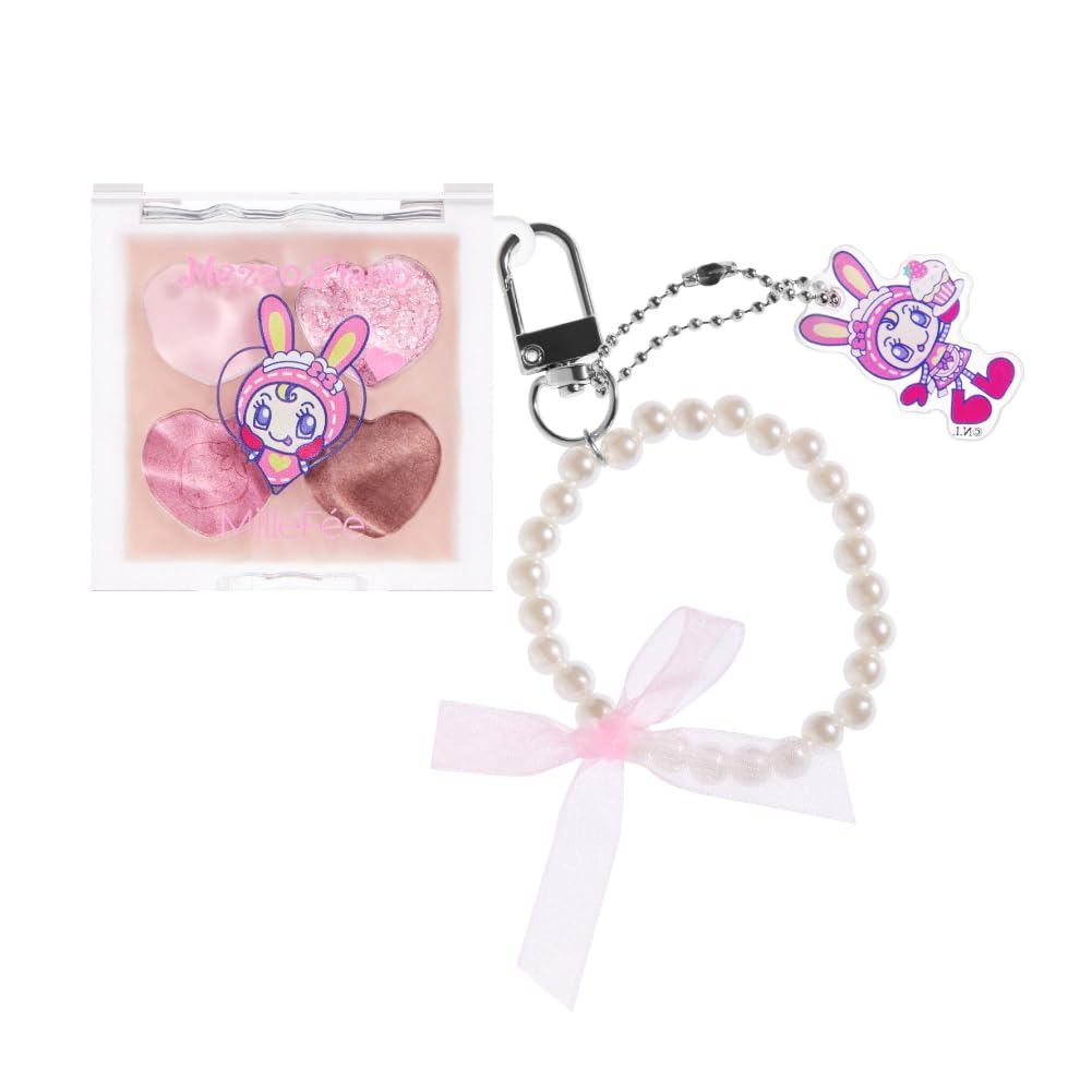 MilleFe Puffy Tear Bag Palette Mezzo Piano N03 Sweet Lavender Eyeshadow Shadow Concealer Cream Liner