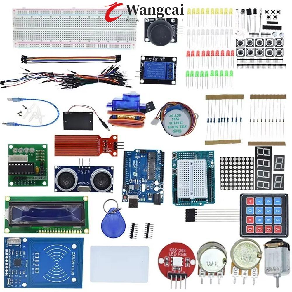 WANGMCAI Uno R3 Project, Nút cảm biến F5 Bộ khởi động đèn LED cho Arduino Uno R3, Arduino Uno R3 Ser