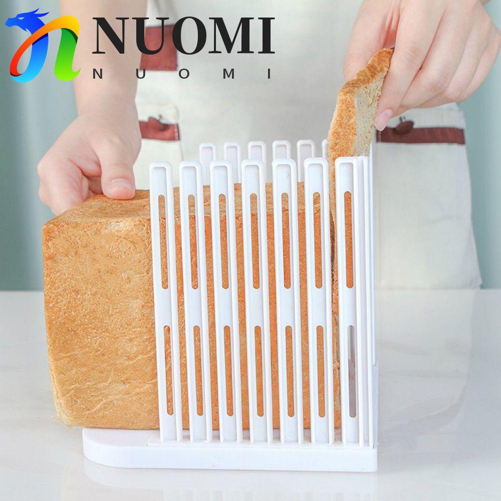 	 NUOMI Máy thái bánh mì NUOMI Hướng dẫn sử dụng Giá có thể điều chỉnh Loaf Bagel Cắt lát Dụng cụ nhà bếp