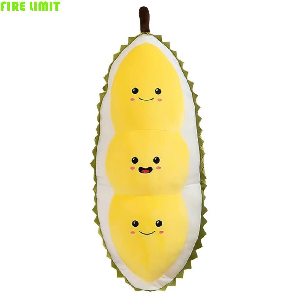 FIRE LIMIT Durian Ôm Gối, Bộ Sưu Tập Lông Tơ Trái Cây Durian Sang Trọng Gối, Dễ Thương Mềm Mại Thoải