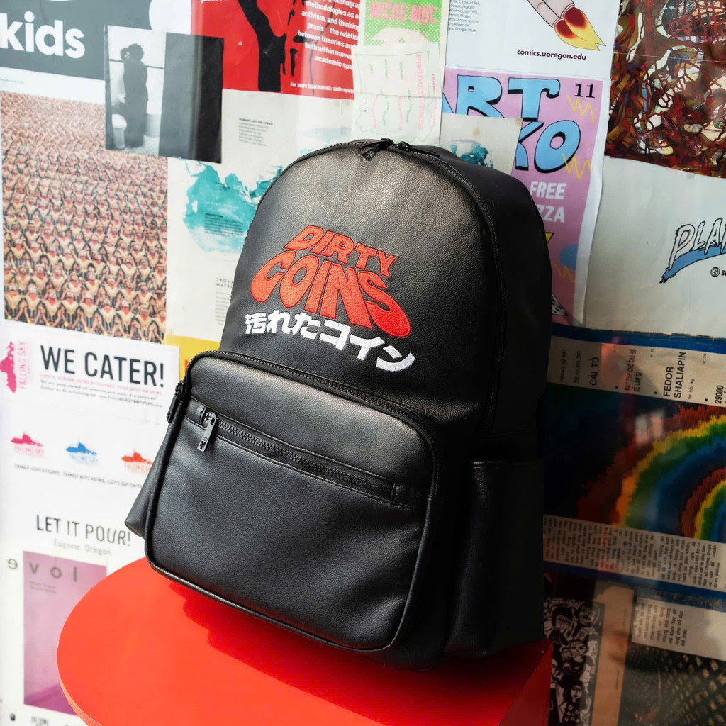 Balo DirtyCoins Dico Backpack Chất Da PU Trượt Nước Đựng Vừa Laptop 15,6 Inch Cặp Da Đi Học BALO 2810 SHOP | BigBuy360 - bigbuy360.vn
