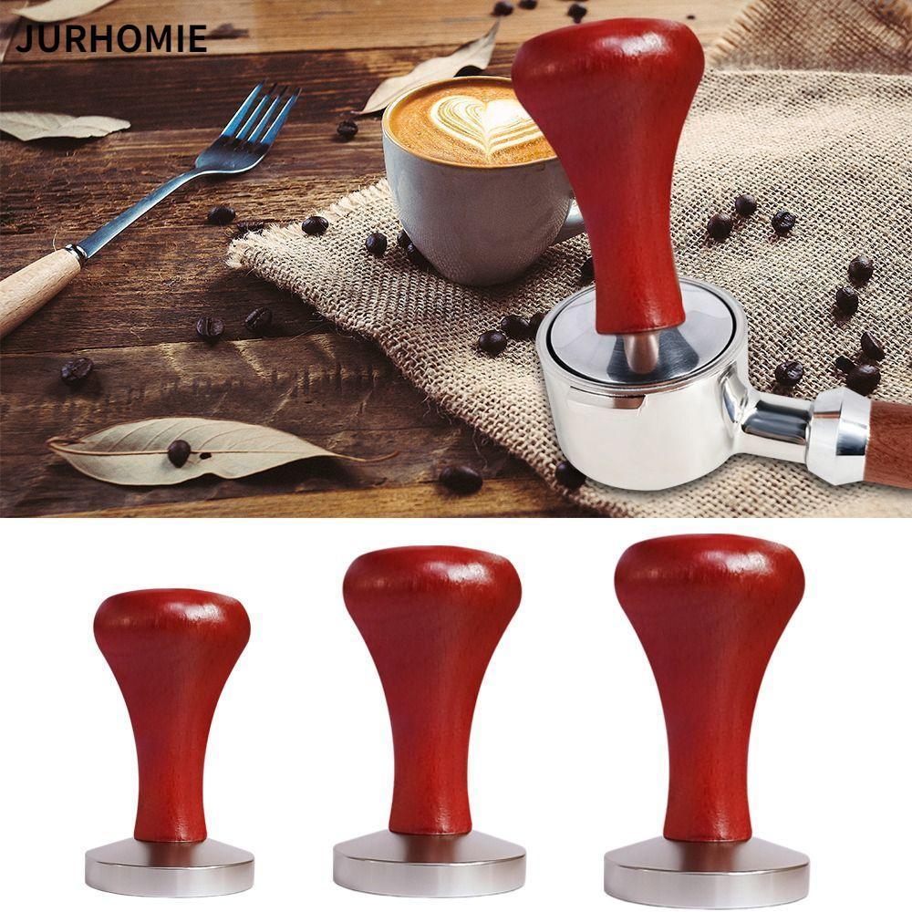 JURHOMIE 51mm / 53mm / 58mm Bột ép tại nhà Búa Thảm bột Búa áp lực Tamper