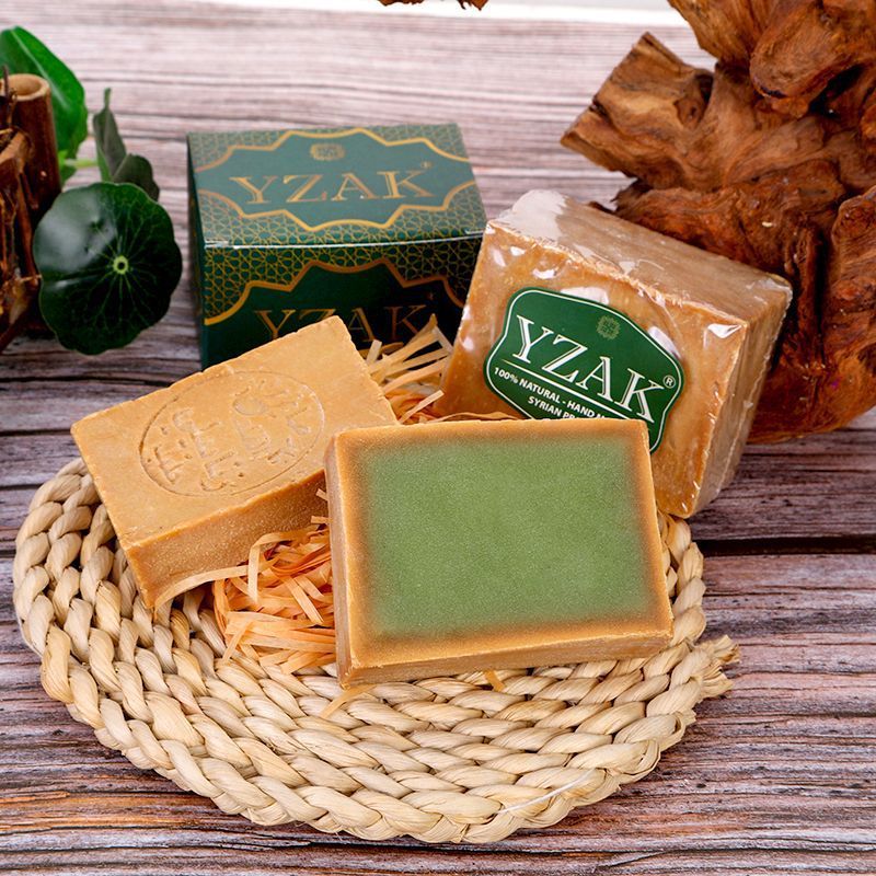 YZAK Syria Xà phòng cổ đại Xà phòng Castile nguyên chất 3 năm Xà phòng thủ công Dầu nguyệt quế Xà ph