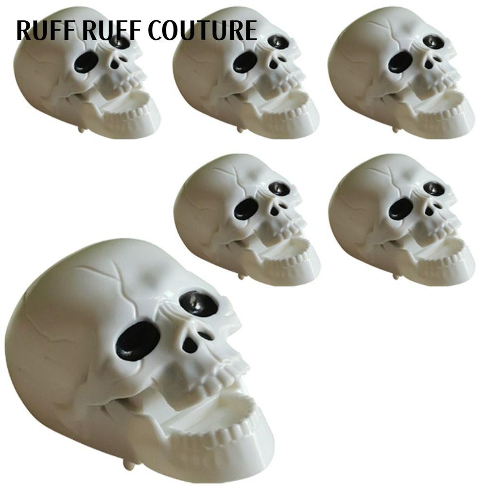 RUFF RUFF COUTURE 6 Đồ chơi Zombie Trung Quốc Halloween, Đầu lâu bằng nhựa Đồ chơi đi bộ gió mới lạ,