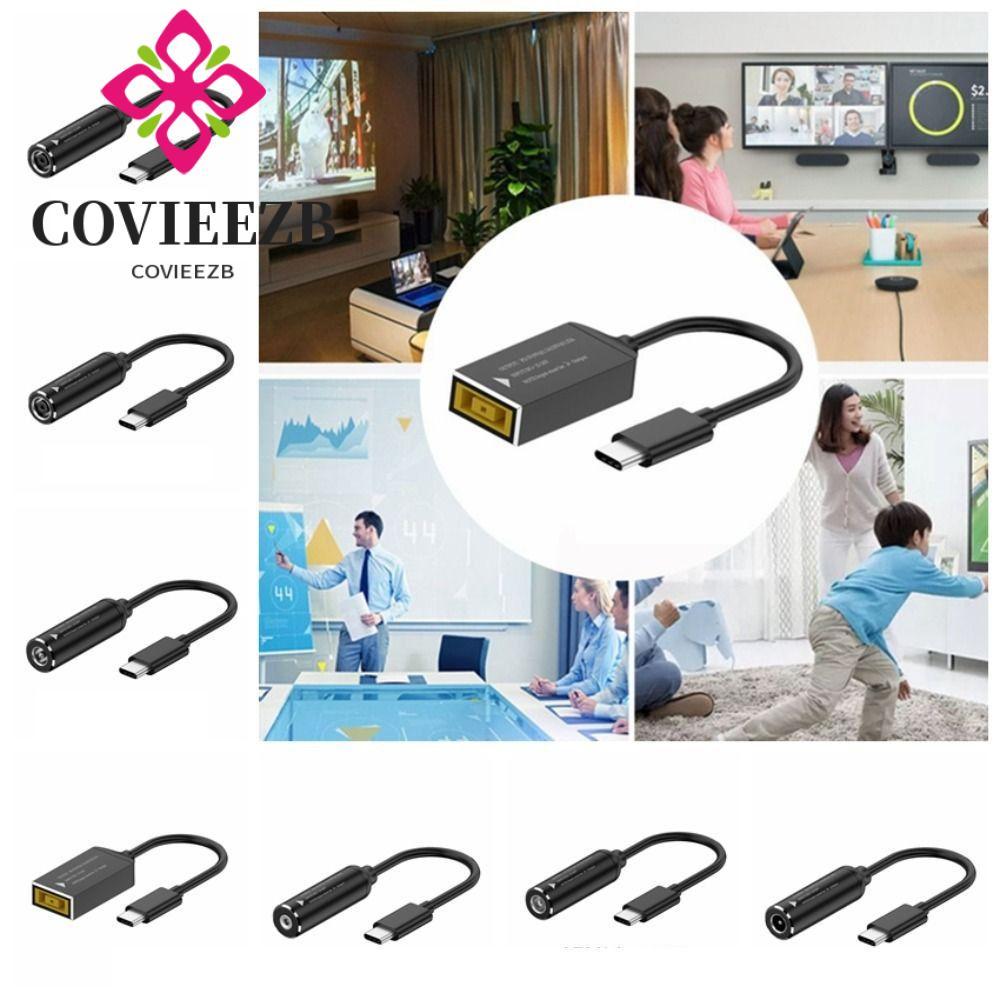 Cáp sạc COVIEEZB DC sang Type-C, Cáp sạc đầu ra PD Type-C sang DC Jack, Tệp chuyển thiết kế mỏng PD 