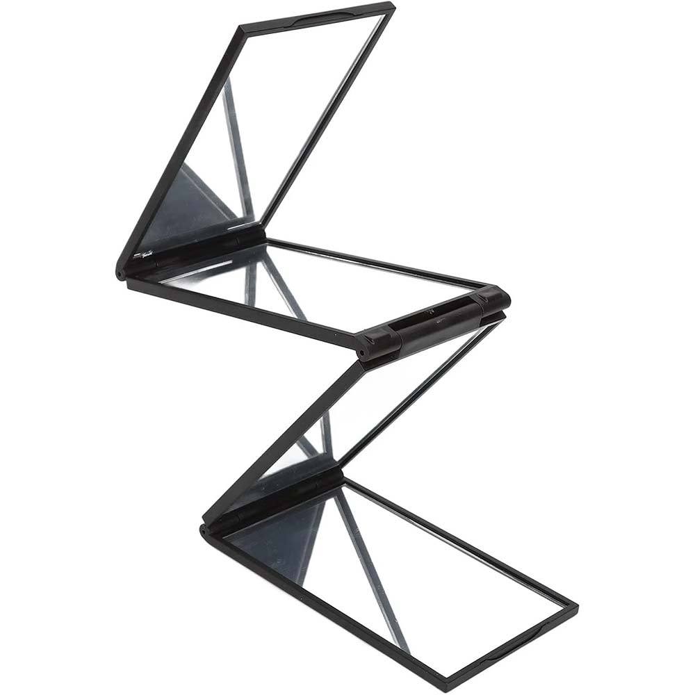 Portable 360° LED Mirror 3-Way Foldable Wall Mounted