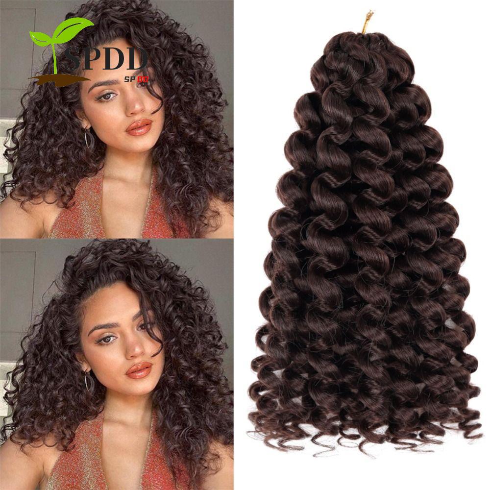 Đai Ombre Bện Tóc - Tóc Nối Dài Jamaican Bounce Xoăn 8 Inch DIY Cho Phụ Nữ