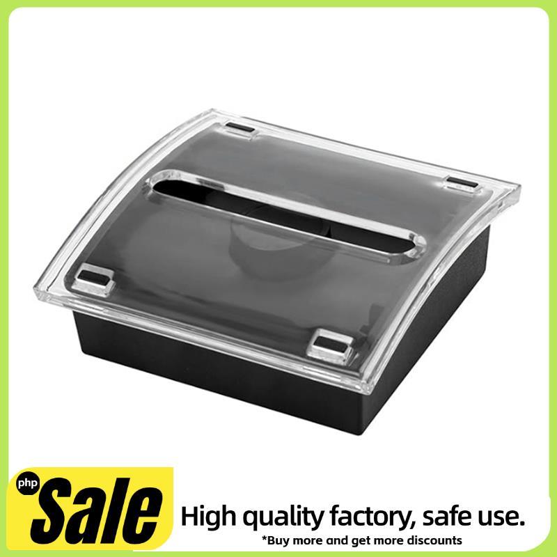 -Up Notes Dispenser Black Base Clear Top Sticky Notes Holder cho 3x3 Inch Sticky Notes Phụ kiện nhà 
