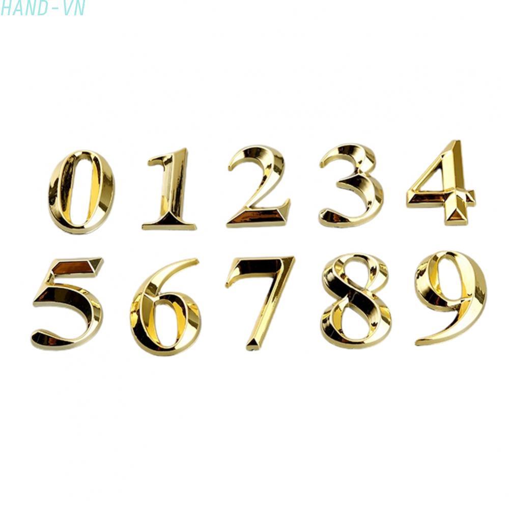 Door Number Home Décor Commercial Premises 3D Number For Mailboxes High Quality