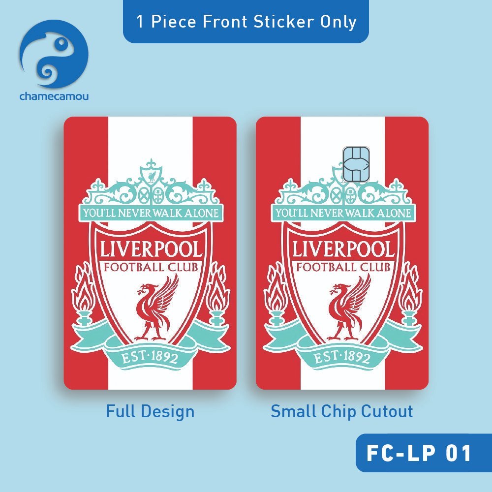 Miếng Dán Trang Trí Liverpool FC – Skin Thẻ ATM, Thẻ Chung Cư, Thẻ Xe | AT CARD