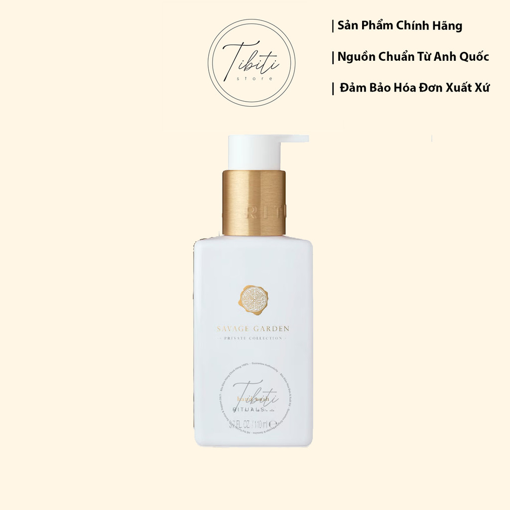 Nước rửa tay hương hoa nhài Rituals  Savage Garden Luxury Hand Soap 110ml