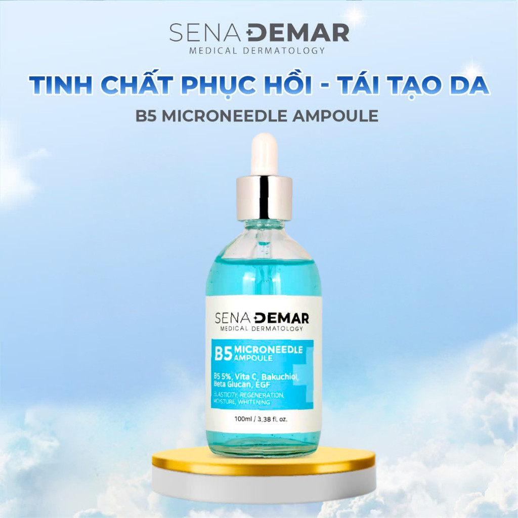 (Hàng công ty) Serum B5 sena demar b5 microneedle ampoule 100ml - hạn 2028 serum b5 senademar IS1