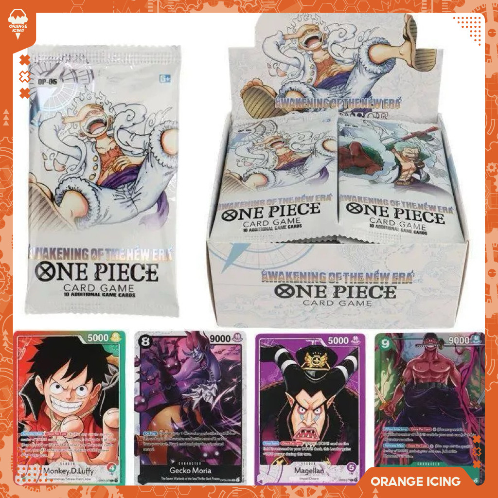 Hộp Bài Tiếng Anh One Piece Card Game 30 Gói Pack Bài 300 Lá Awakening of the New Era One Piece TCG