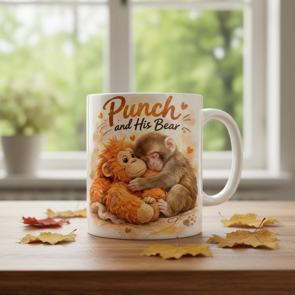 11oz / 15oz Punch And Mug Punch And His Bear Mug Chimpanzees And Bear Mug His S4G1